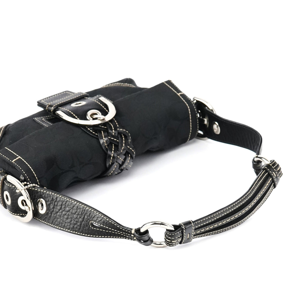 6280 Black Signature Soho Shoulder Bag