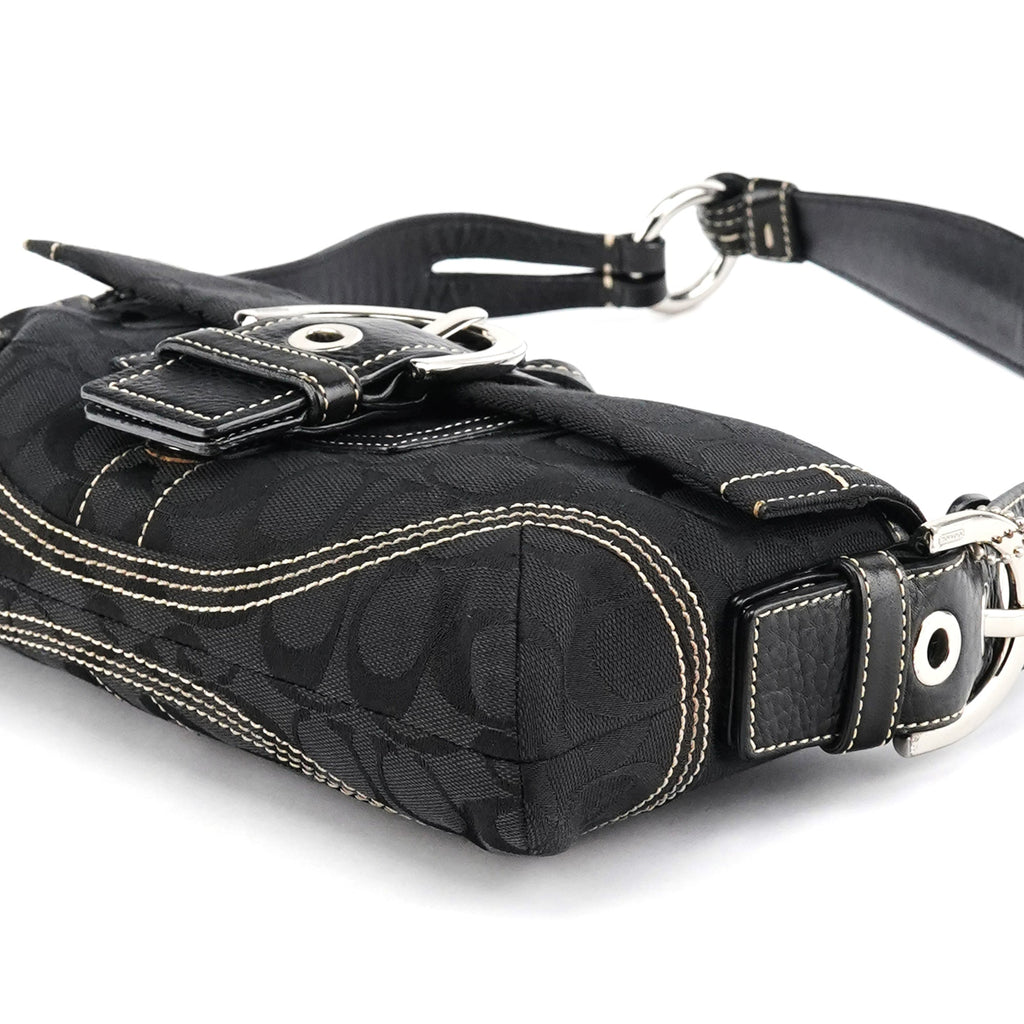 6280 Black Signature Soho Shoulder Bag
