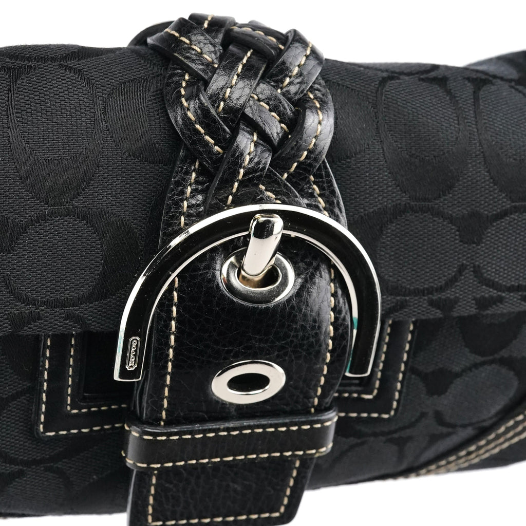 6280 Black Signature Soho Shoulder Bag