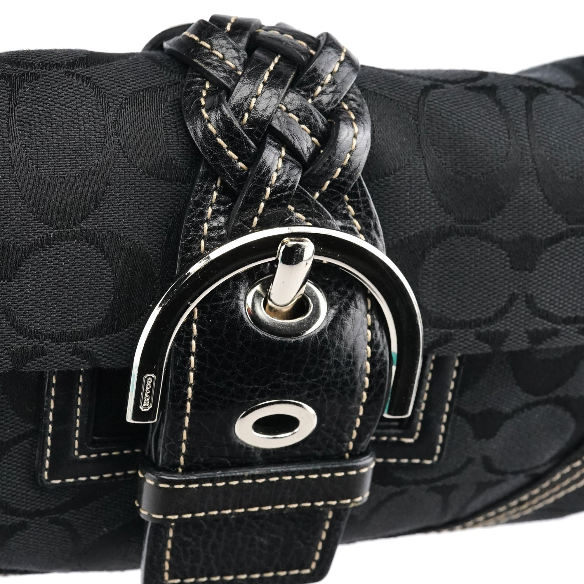 6280 Black Signature Soho Shoulder Bag