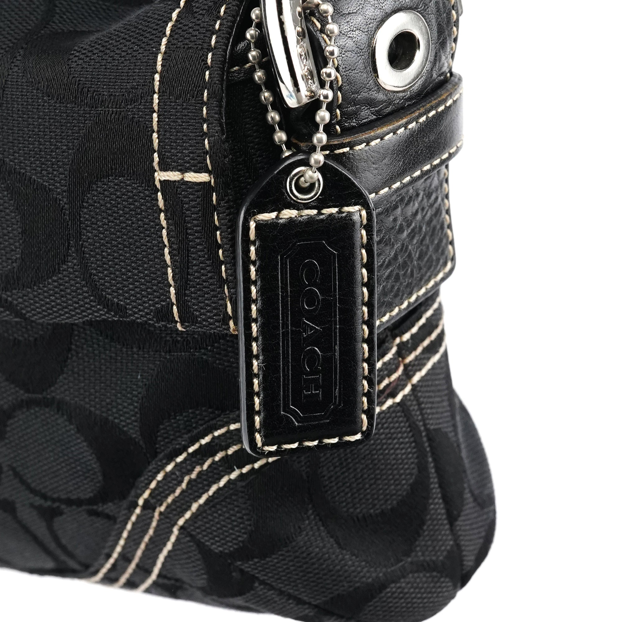 6280 Black Signature Soho Shoulder Bag