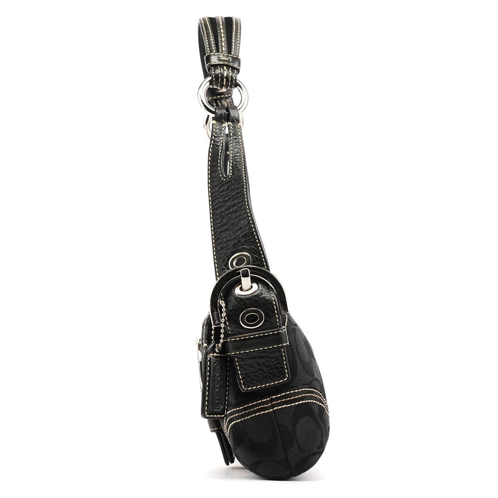 6280 Black Signature Soho Shoulder Bag