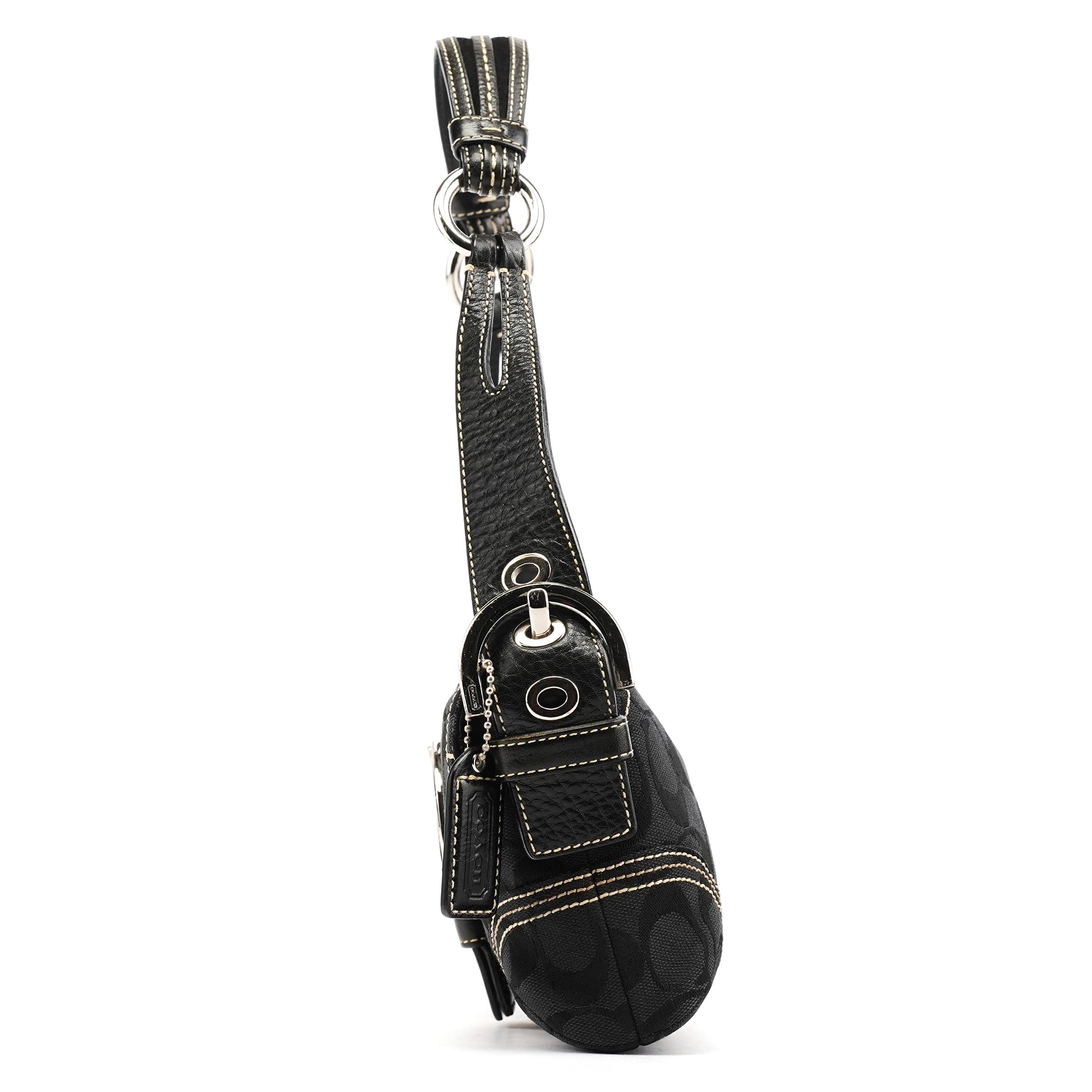 6280 Black Signature Soho Shoulder Bag