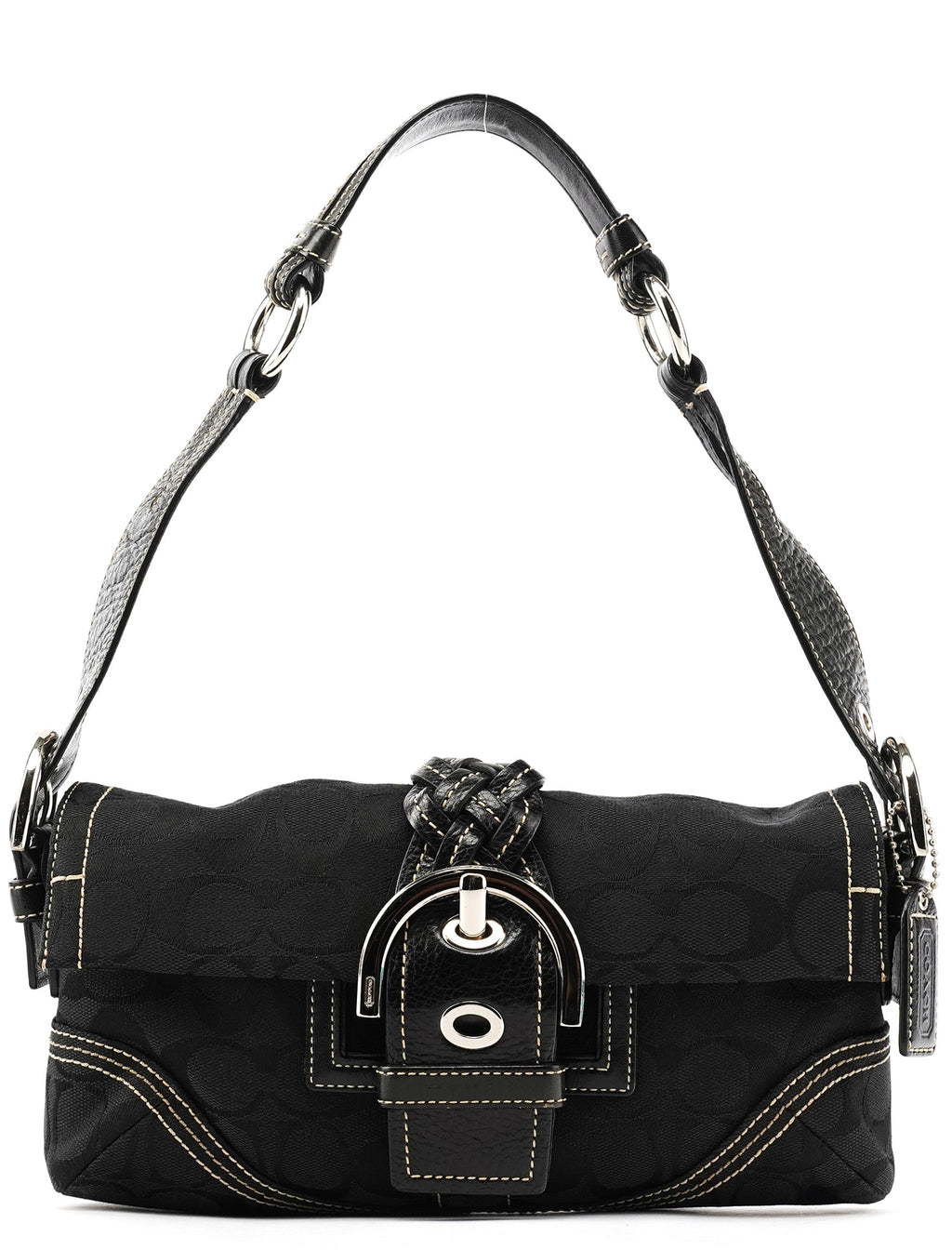 6280 Black Signature Soho Shoulder Bag