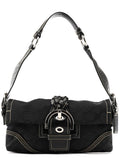 6280 Black Signature Soho Shoulder Bag