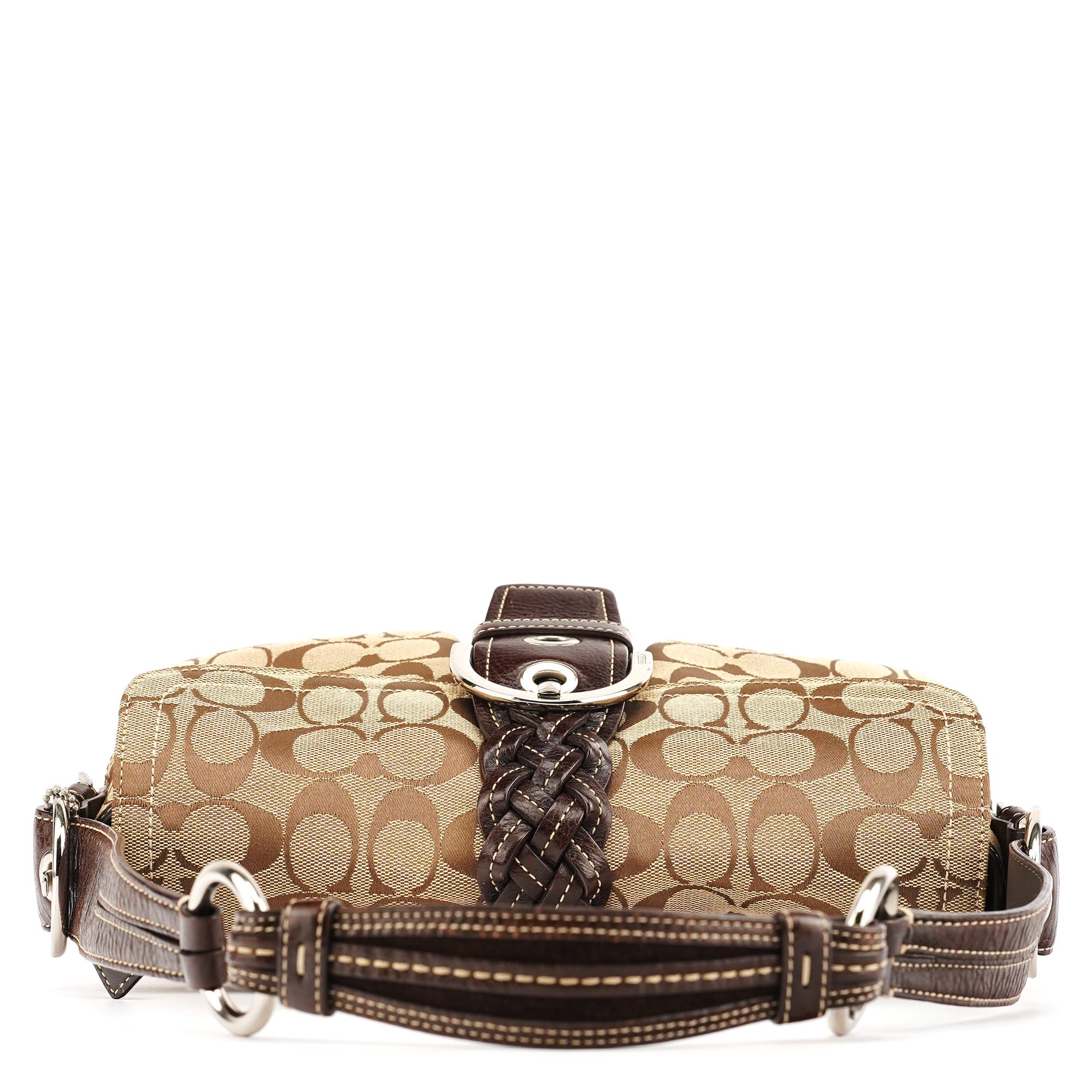 6314 Beige Brown Signature Soho Shoulder Bag