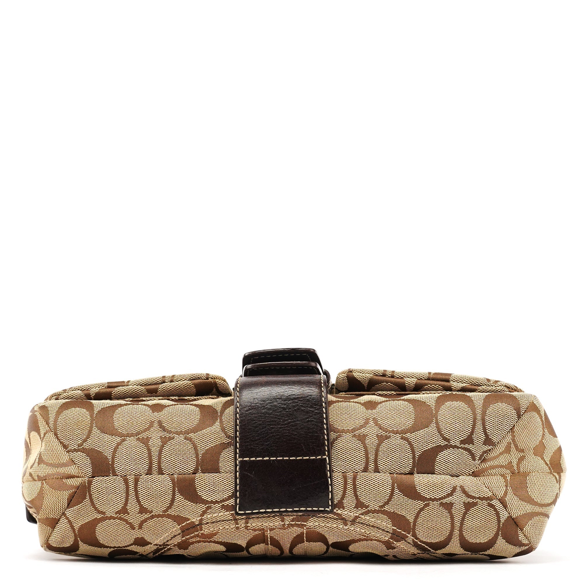 6314 Beige Brown Signature Soho Shoulder Bag