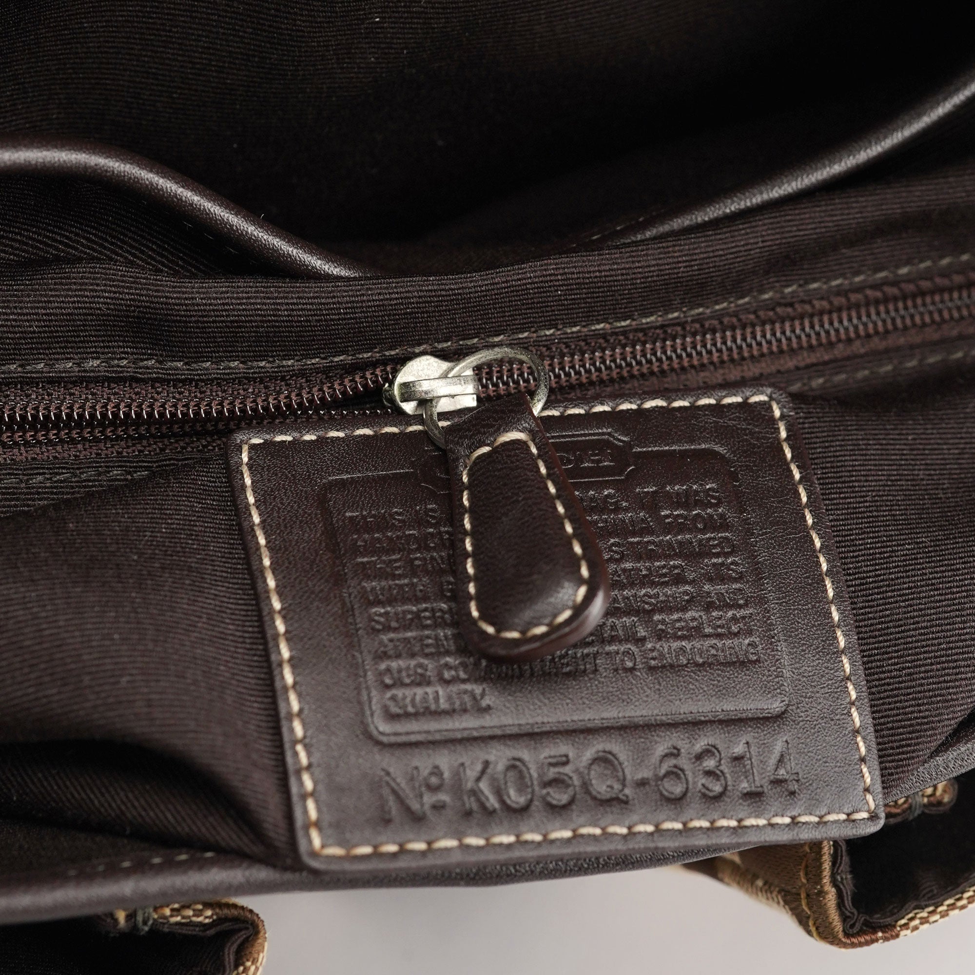 6314 Beige Brown Soho Shoulder Bag