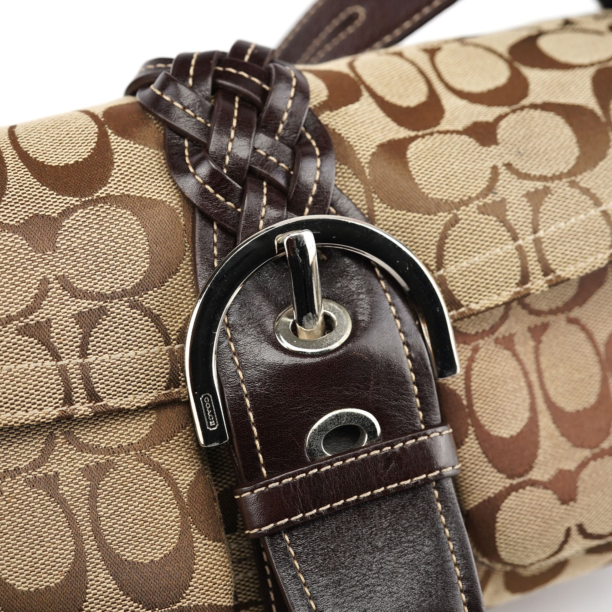 6314 Beige Brown Soho Shoulder Bag