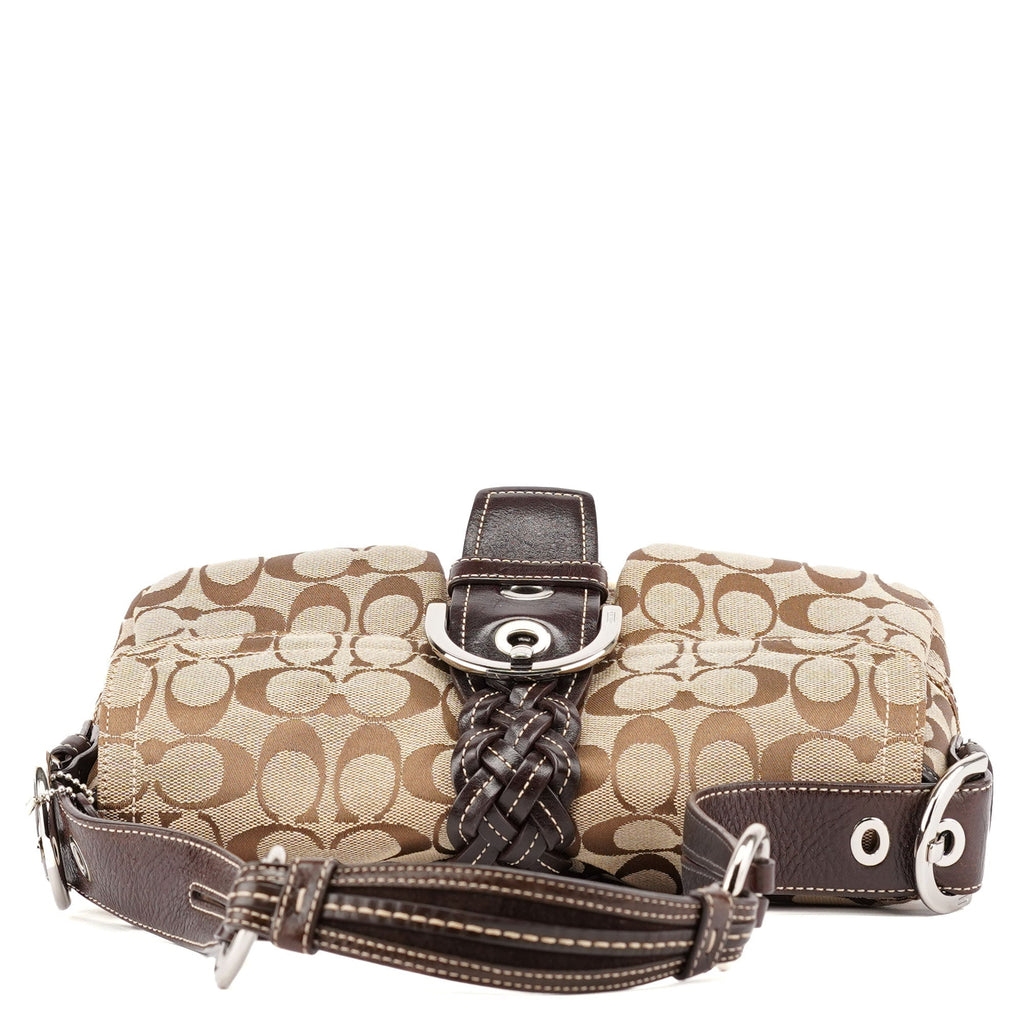 6314 Beige Brown Soho Shoulder Bag