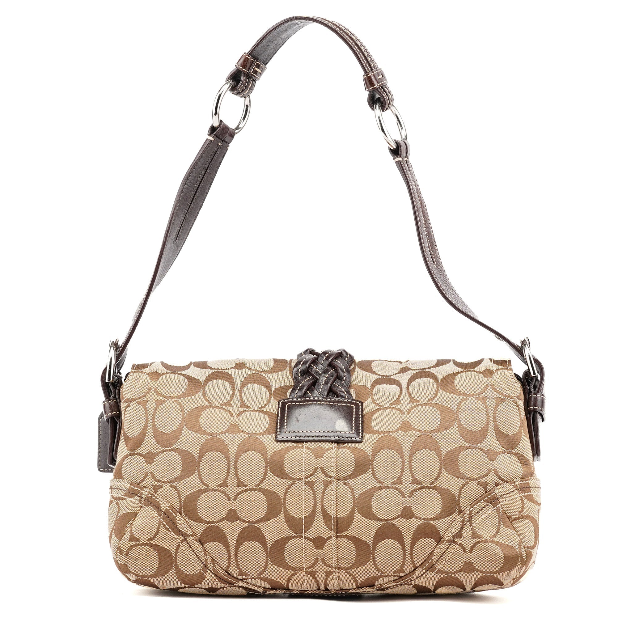 6314 Beige Brown Soho Shoulder Bag