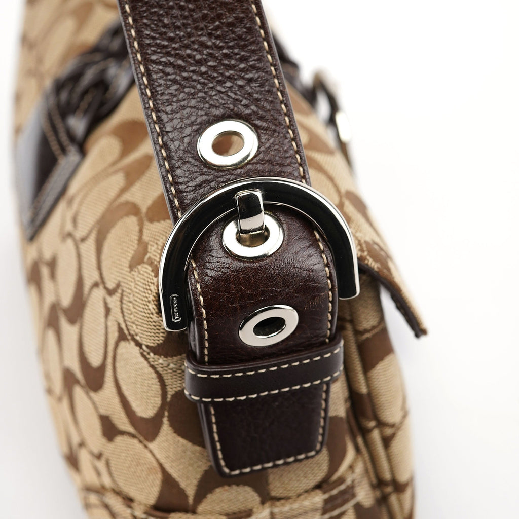 6314 Beige Brown Soho Shoulder Bag