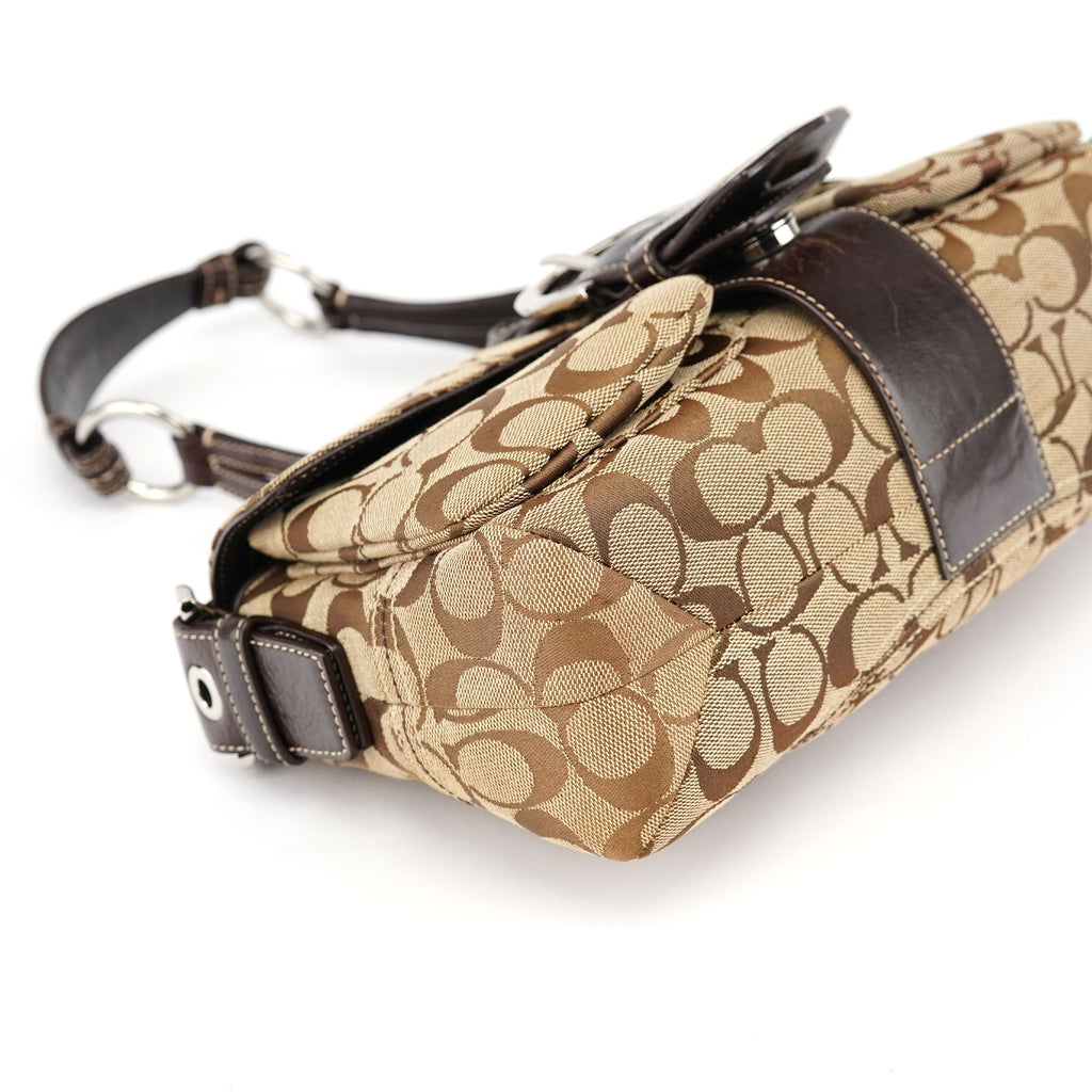 6314 Beige Brown Soho Shoulder Bag