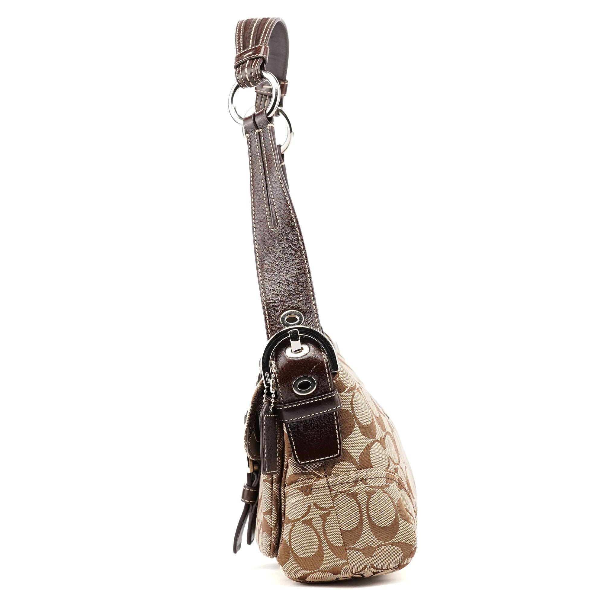 6314 Beige Brown Soho Shoulder Bag