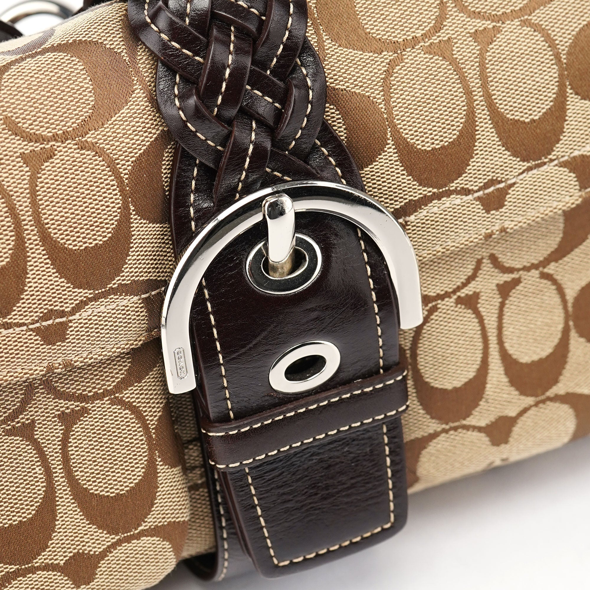 6314 Beige Brown Soho Shoulder Bag