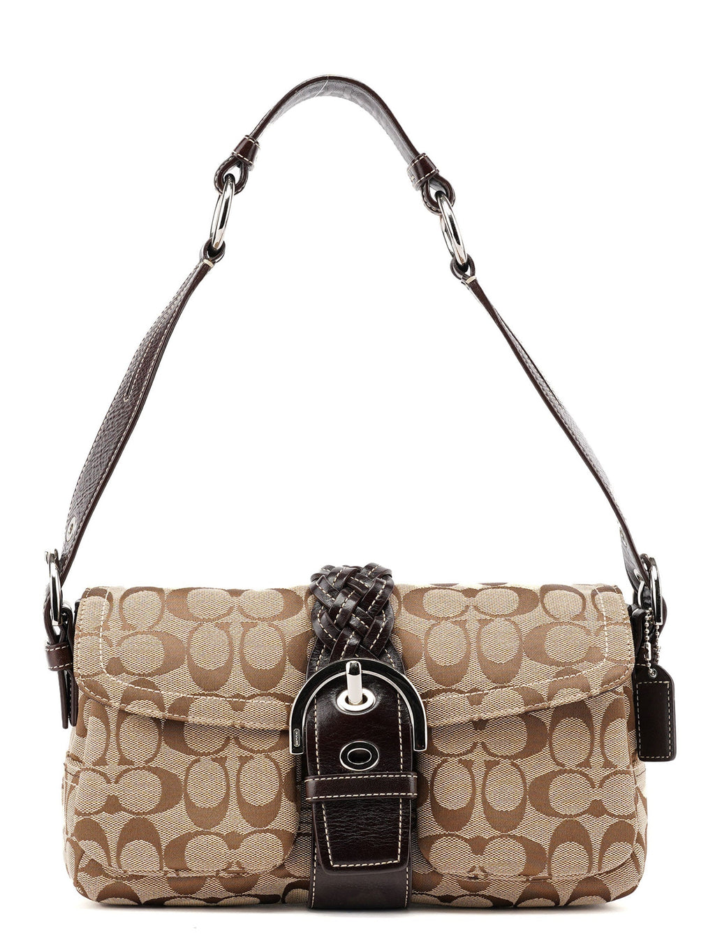 6314 Beige Brown Soho Shoulder Bag