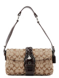 6314 Beige Brown Soho Shoulder Bag