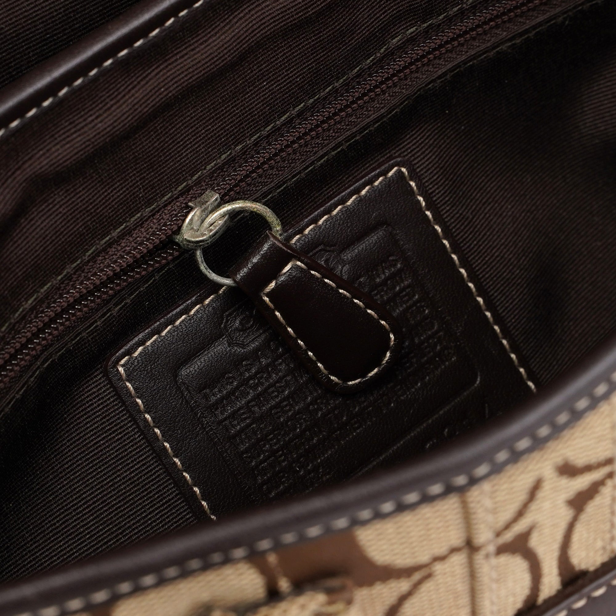 6314 Beige Signature C Soho Shoulder Bag