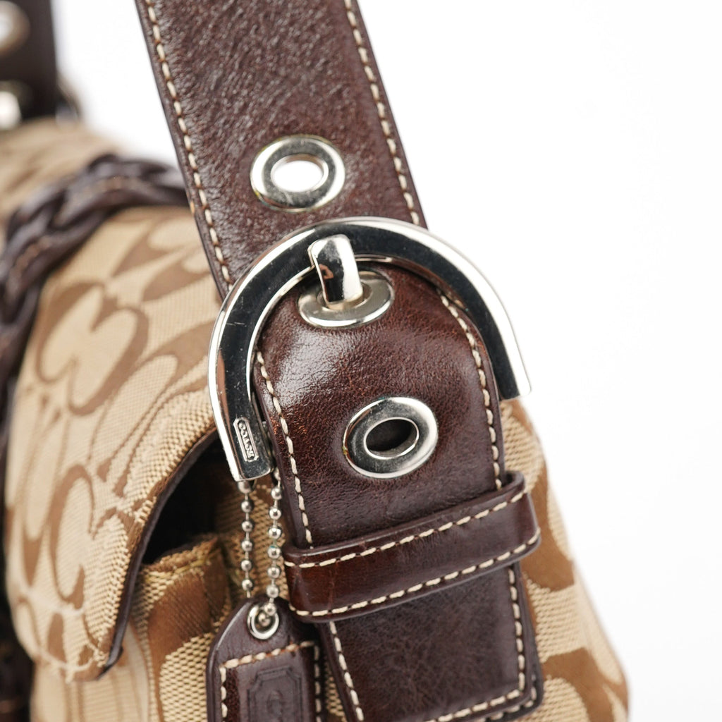 6314 Beige Soho Shoulder Bag