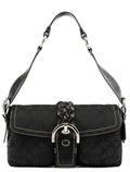 6314 Black Signature Soho Shoulder Bag