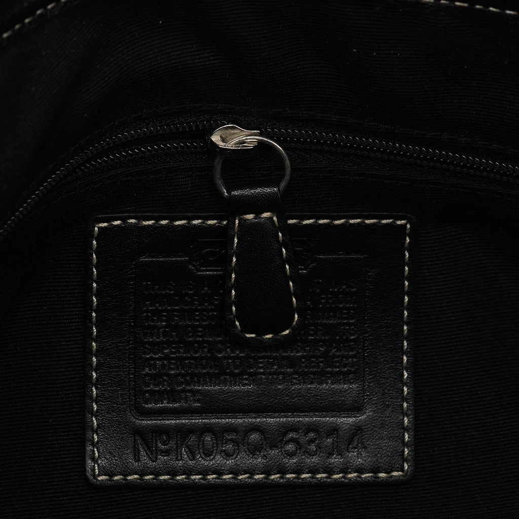 6314 Black Signature Soho Shoulder Bag