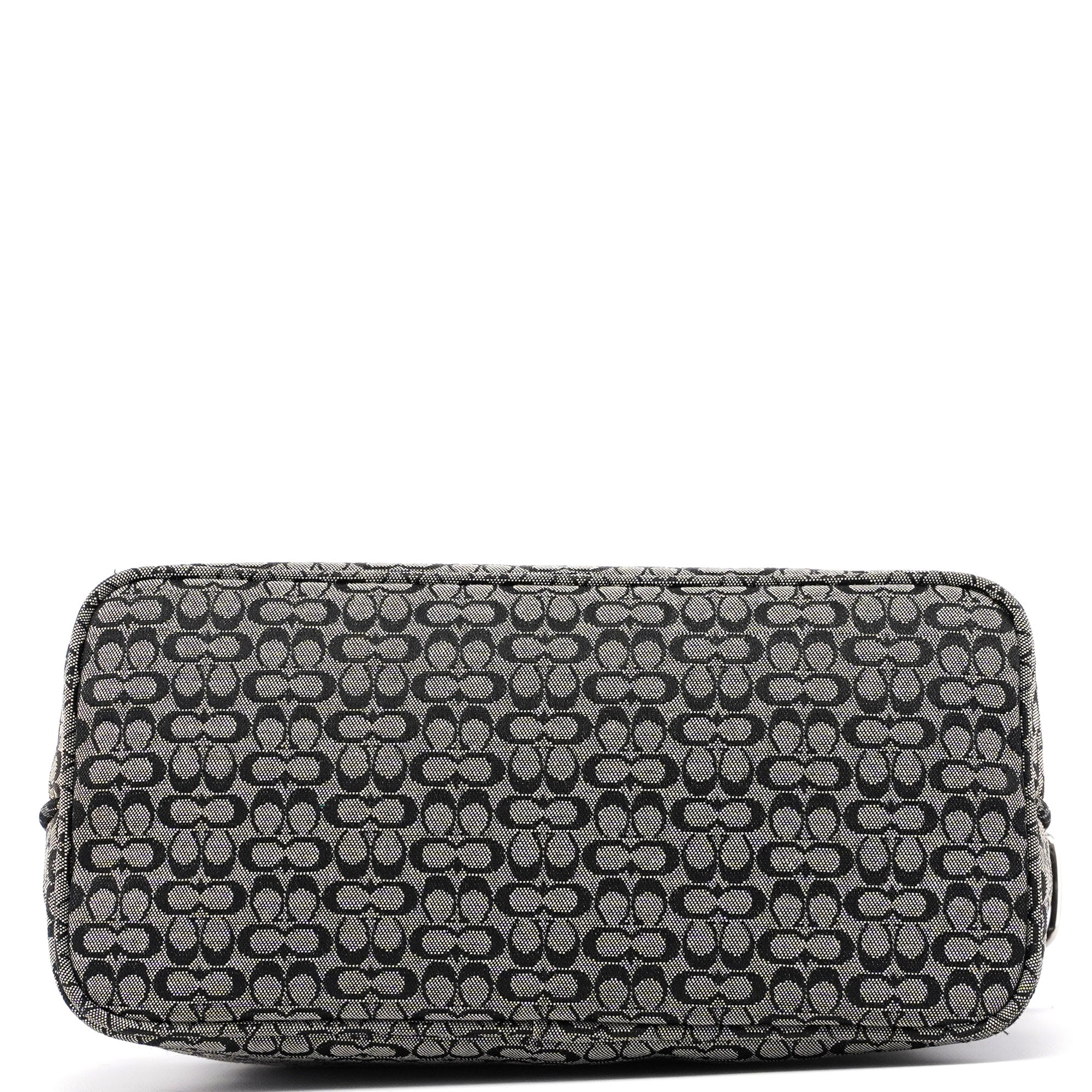 6332 Grey Signature C Mini Hobo Bag