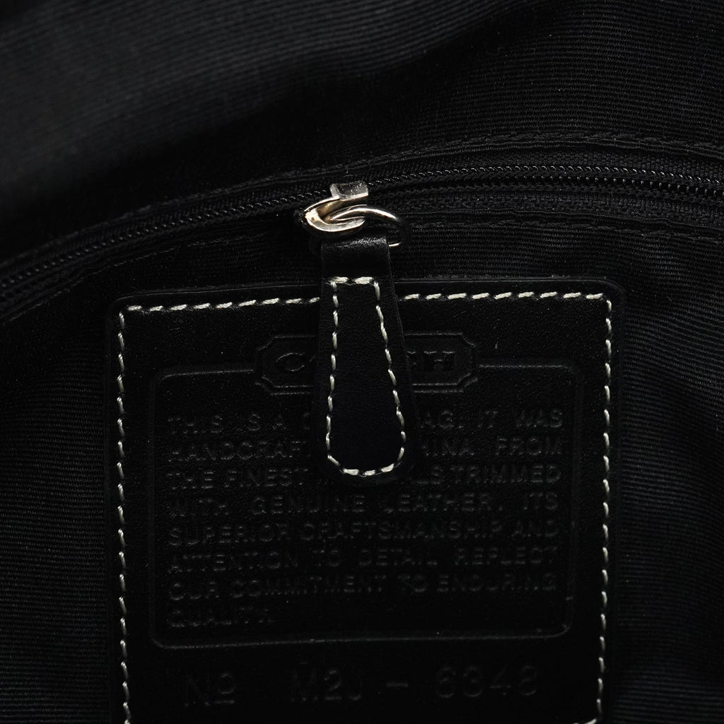 6348 Grey Black Soho Shoulder Bag