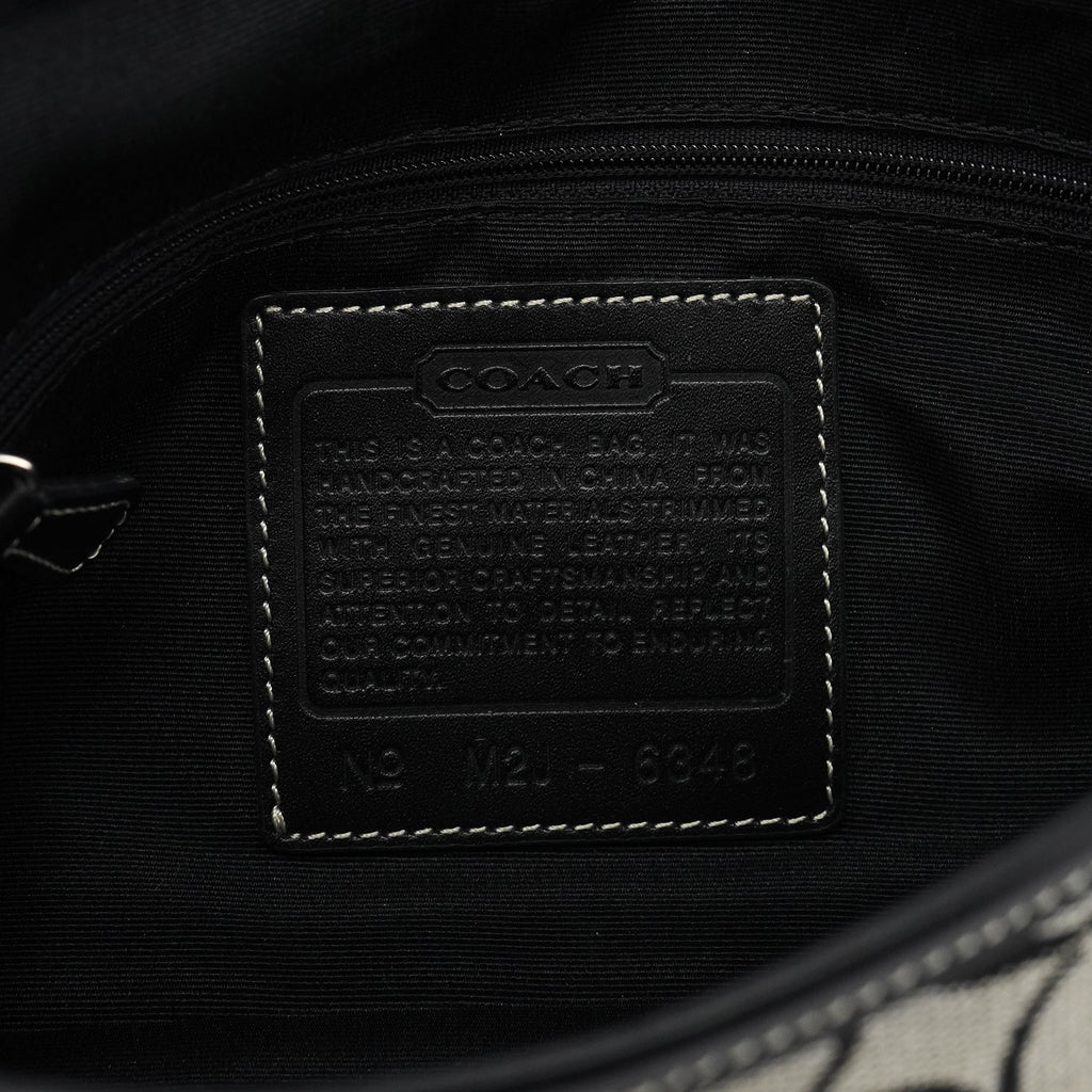 6348 Grey Black Soho Shoulder Bag