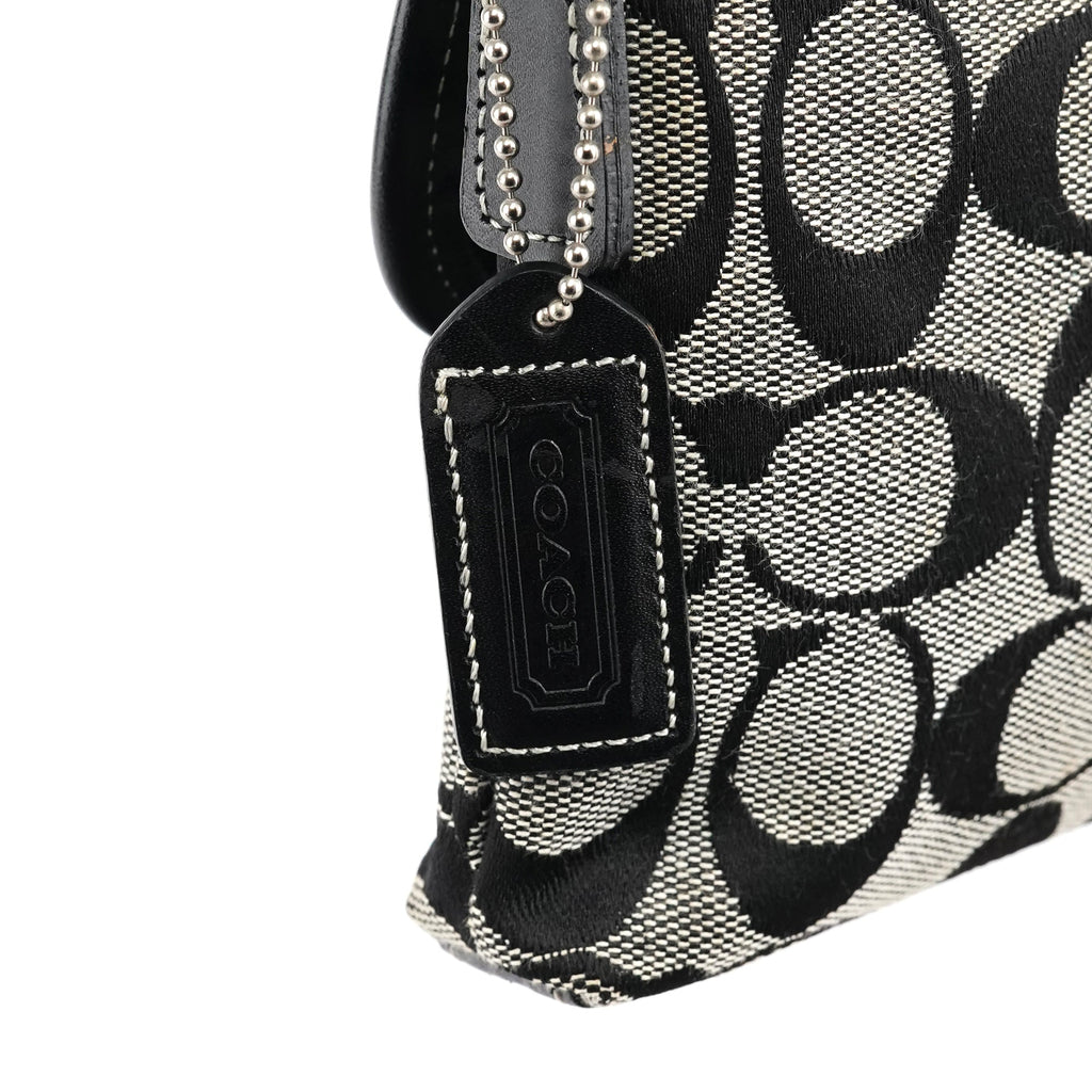 6348 Grey Black Soho Shoulder Bag