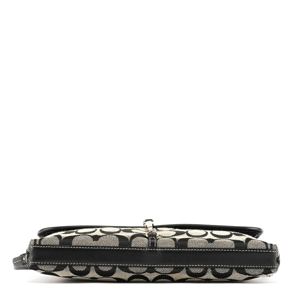 6348 Grey Black Soho Shoulder Bag