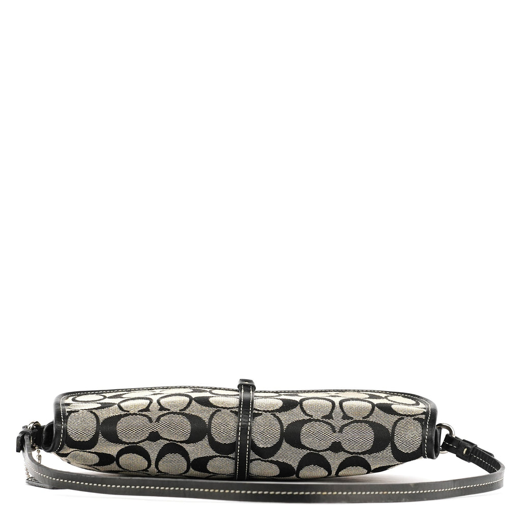 6348 Grey Black Soho Shoulder Bag
