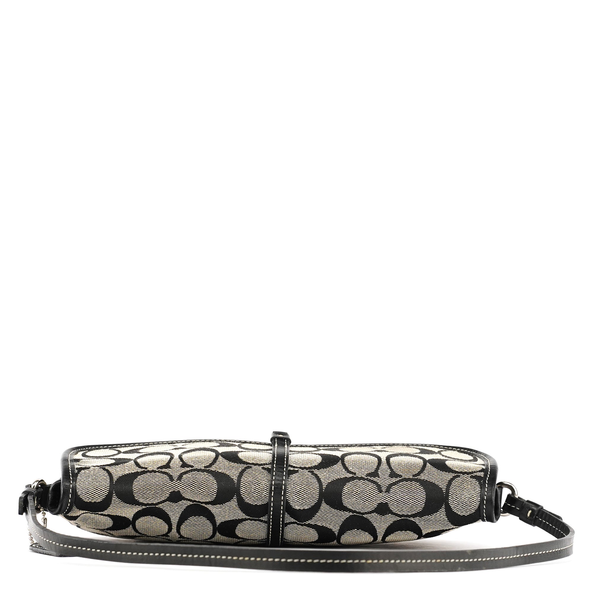 6348 Grey Black Soho Shoulder Bag