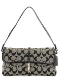 6348 Grey Black Soho Shoulder Bag