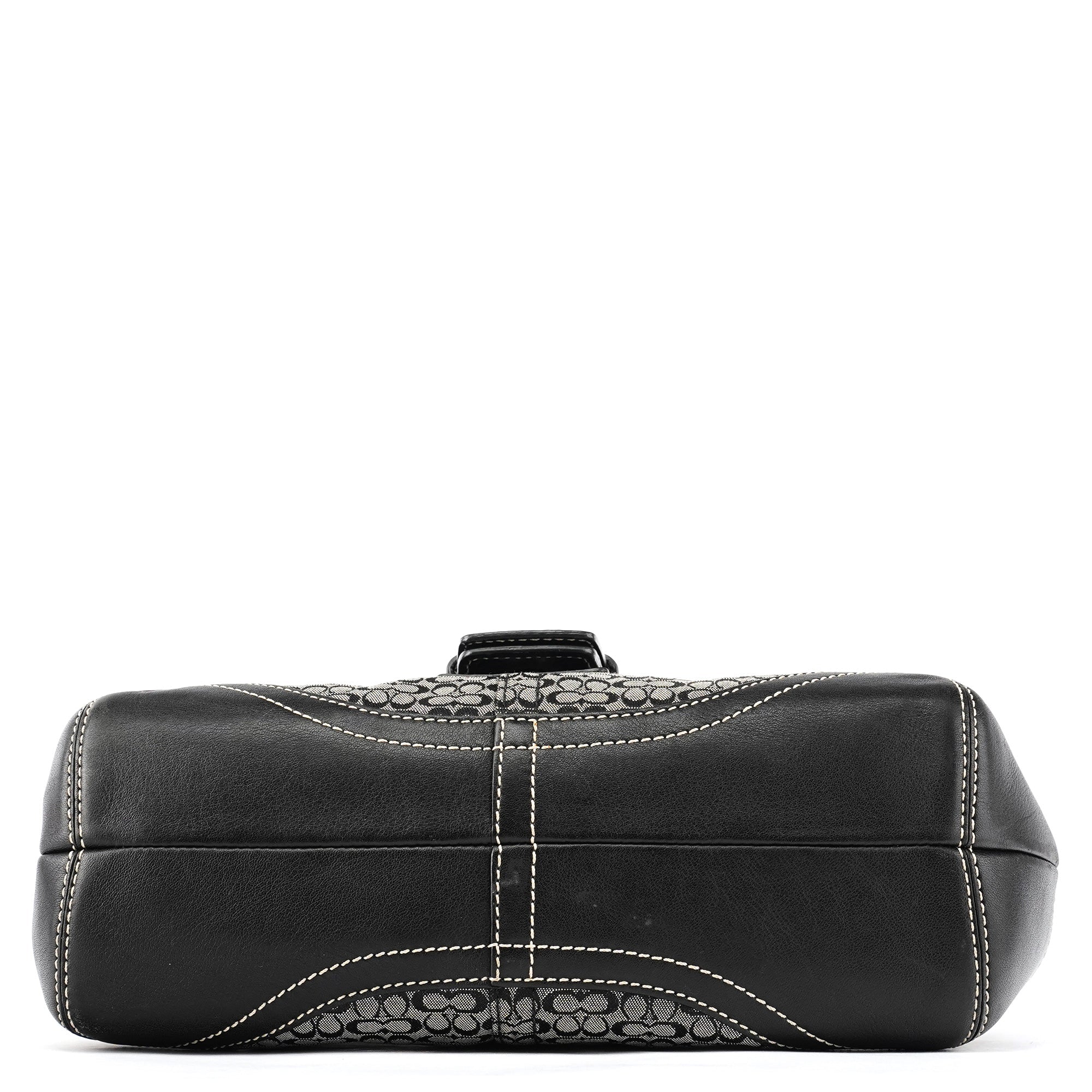 6349 Grey Signature Soho Top Handle Bag