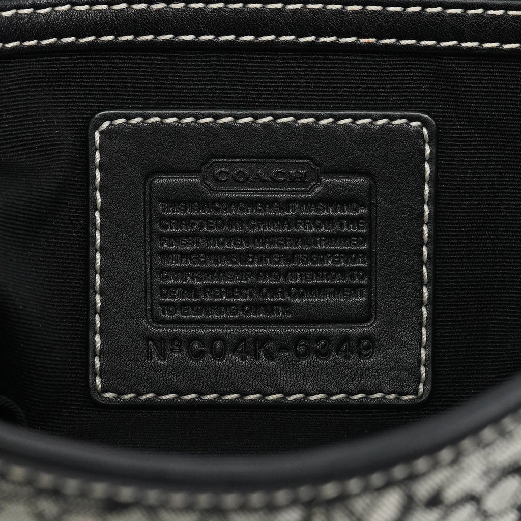 6349 Grey Signature Soho Top Handle Bag