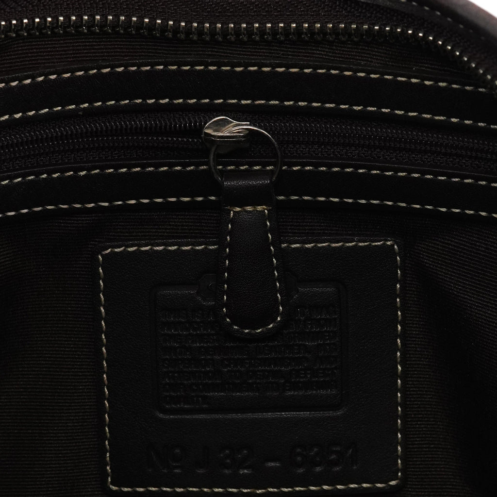 6351 Beige Brown Signature Soho Shoulder Bag