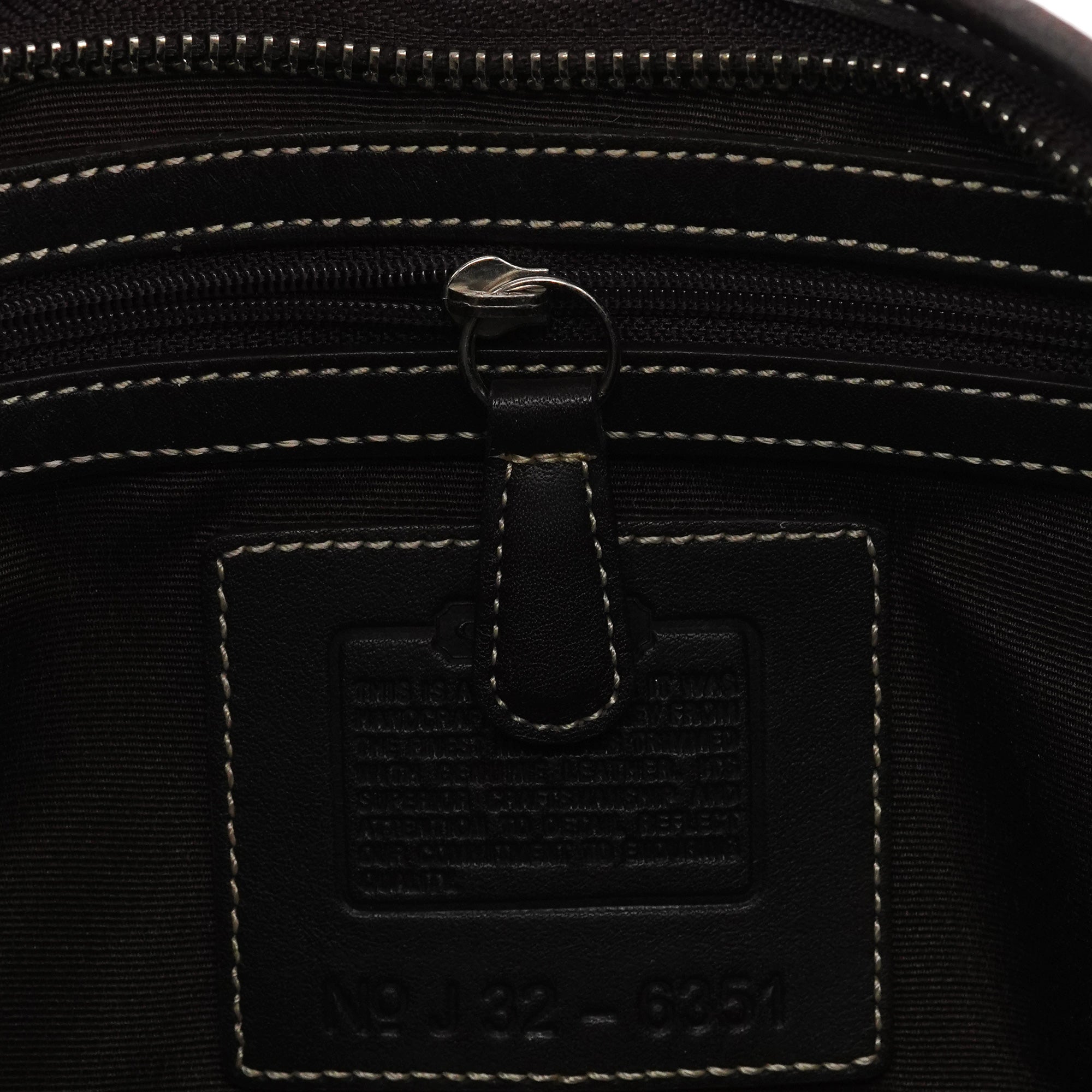 6351 Beige Brown Signature Soho Shoulder Bag