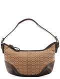 6351 Beige Brown Signature Soho Shoulder Bag