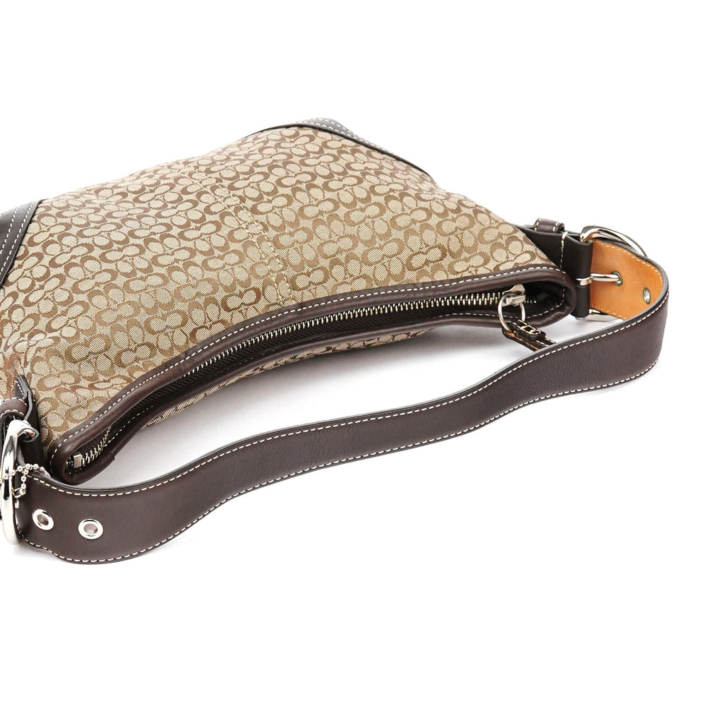 6351 Beige Brown Soho Shoulder Bag