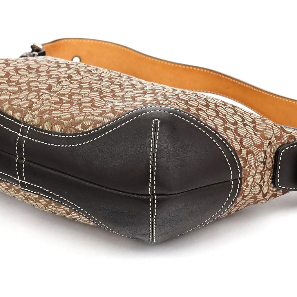 6351 Beige Brown Soho Shoulder Bag