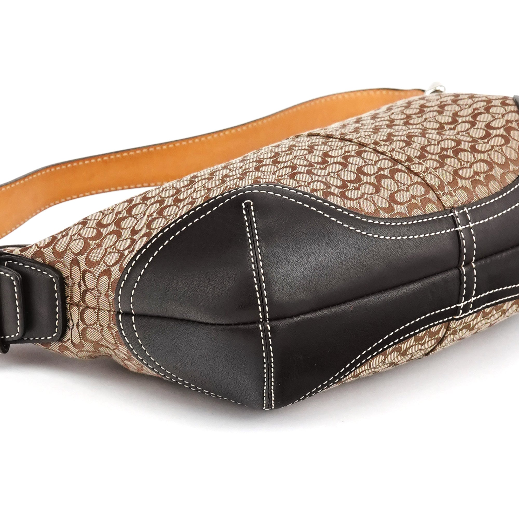 6351 Beige Brown Soho Shoulder Bag