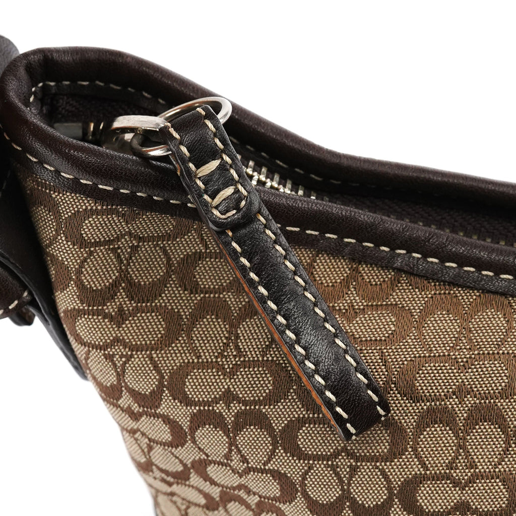 6351 Beige Brown Soho Shoulder Bag