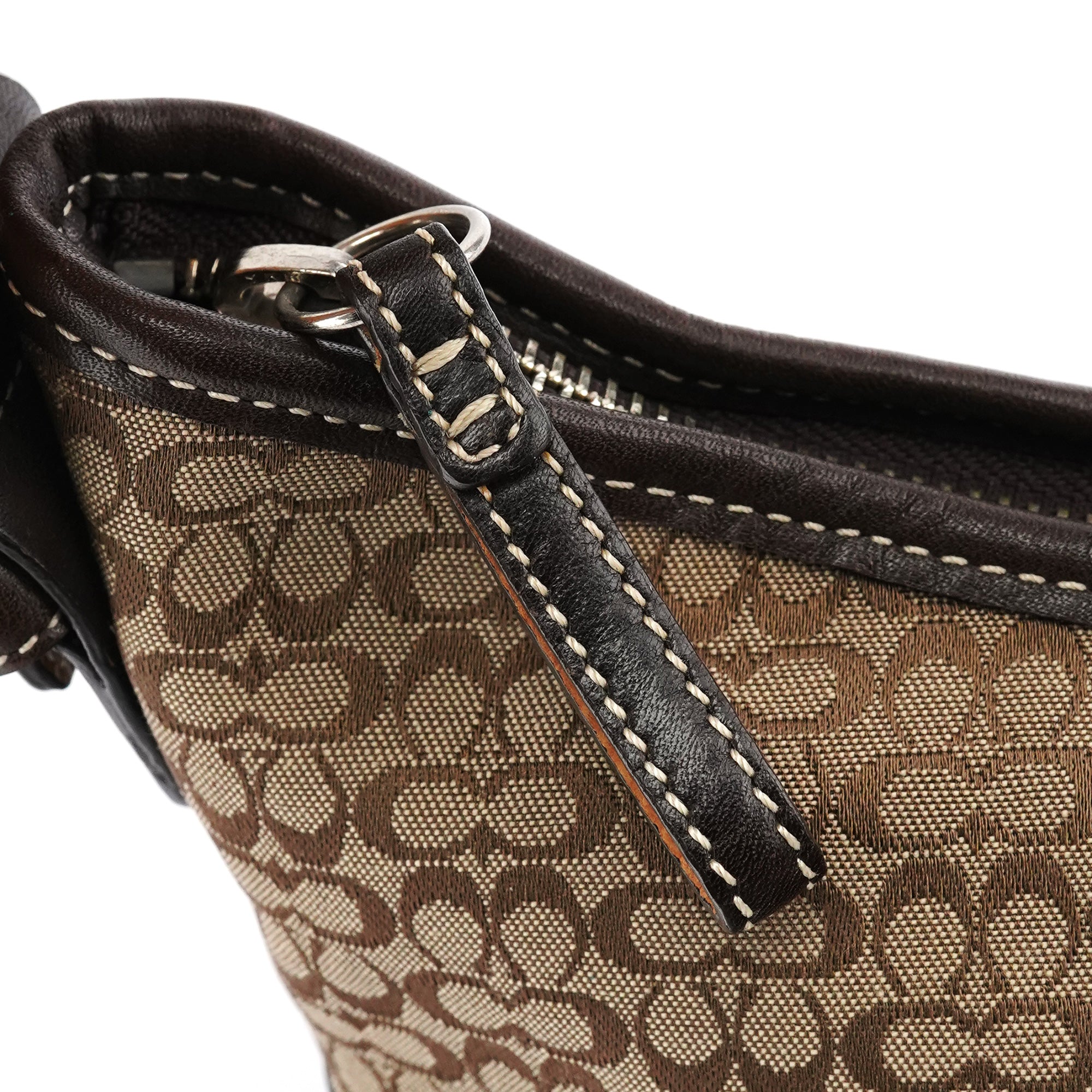 6351 Beige Brown Soho Shoulder Bag