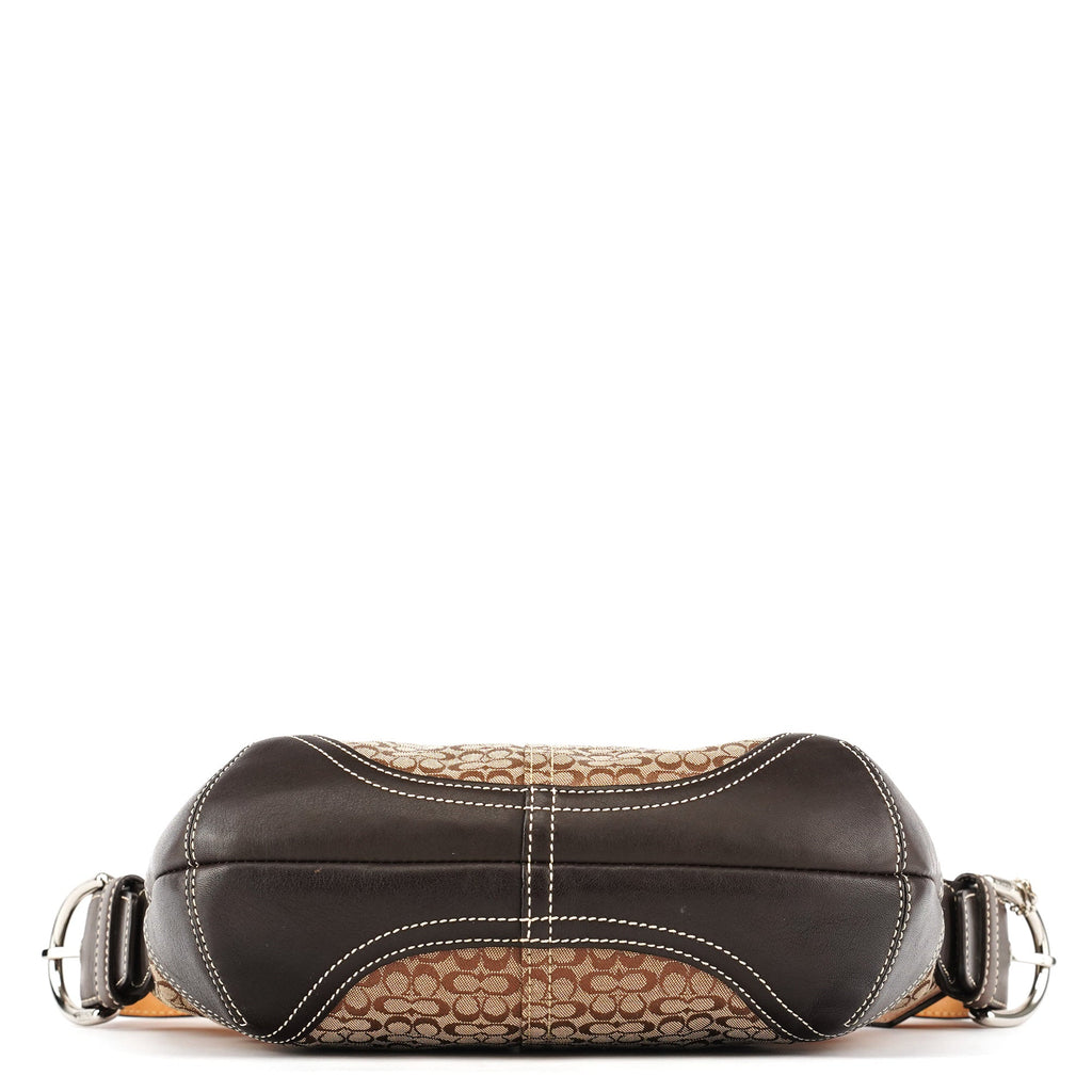 6351 Beige Brown Soho Shoulder Bag