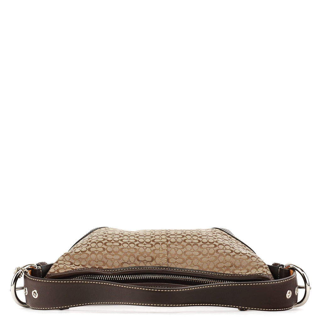 6351 Beige Brown Soho Shoulder Bag