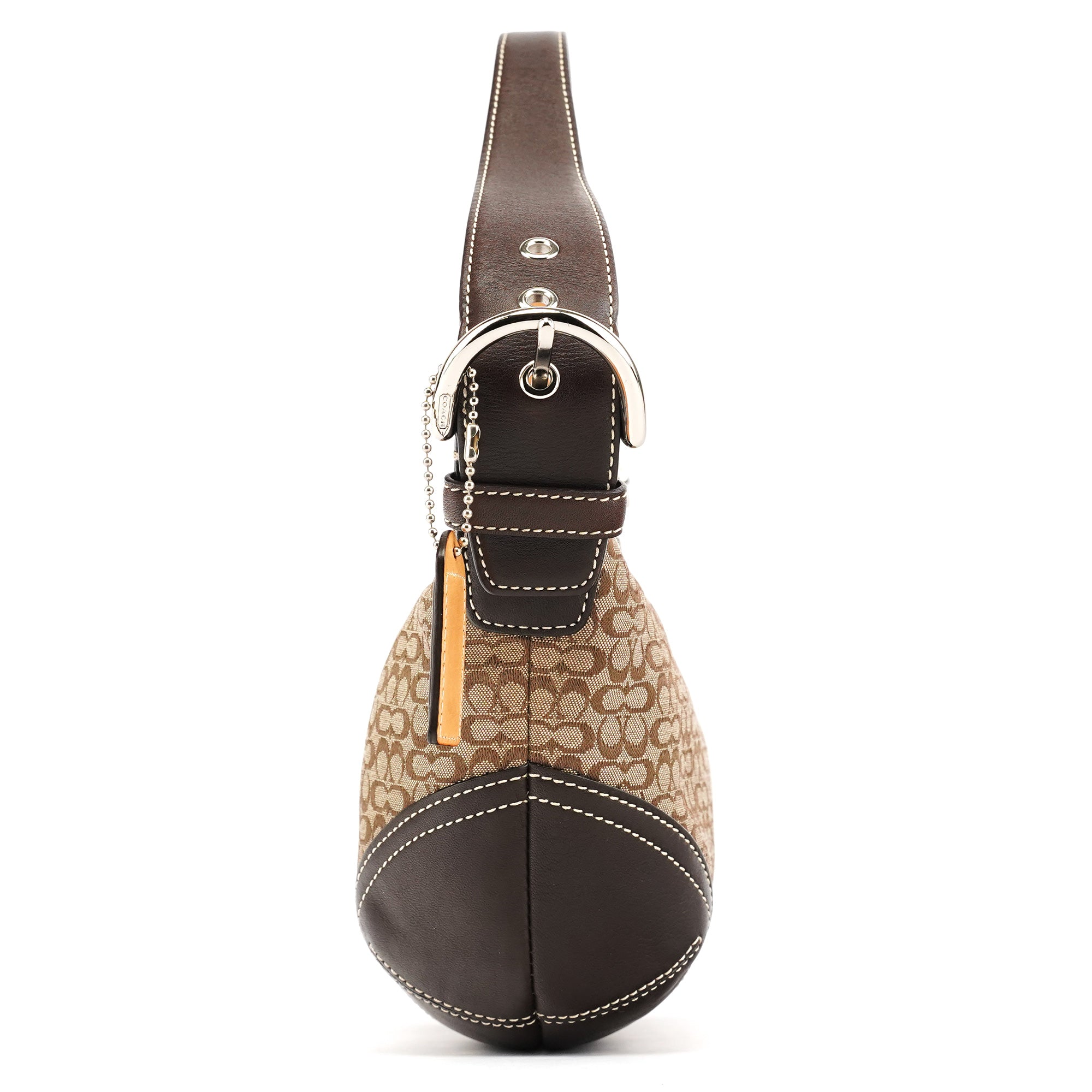 6351 Beige Brown Soho Shoulder Bag