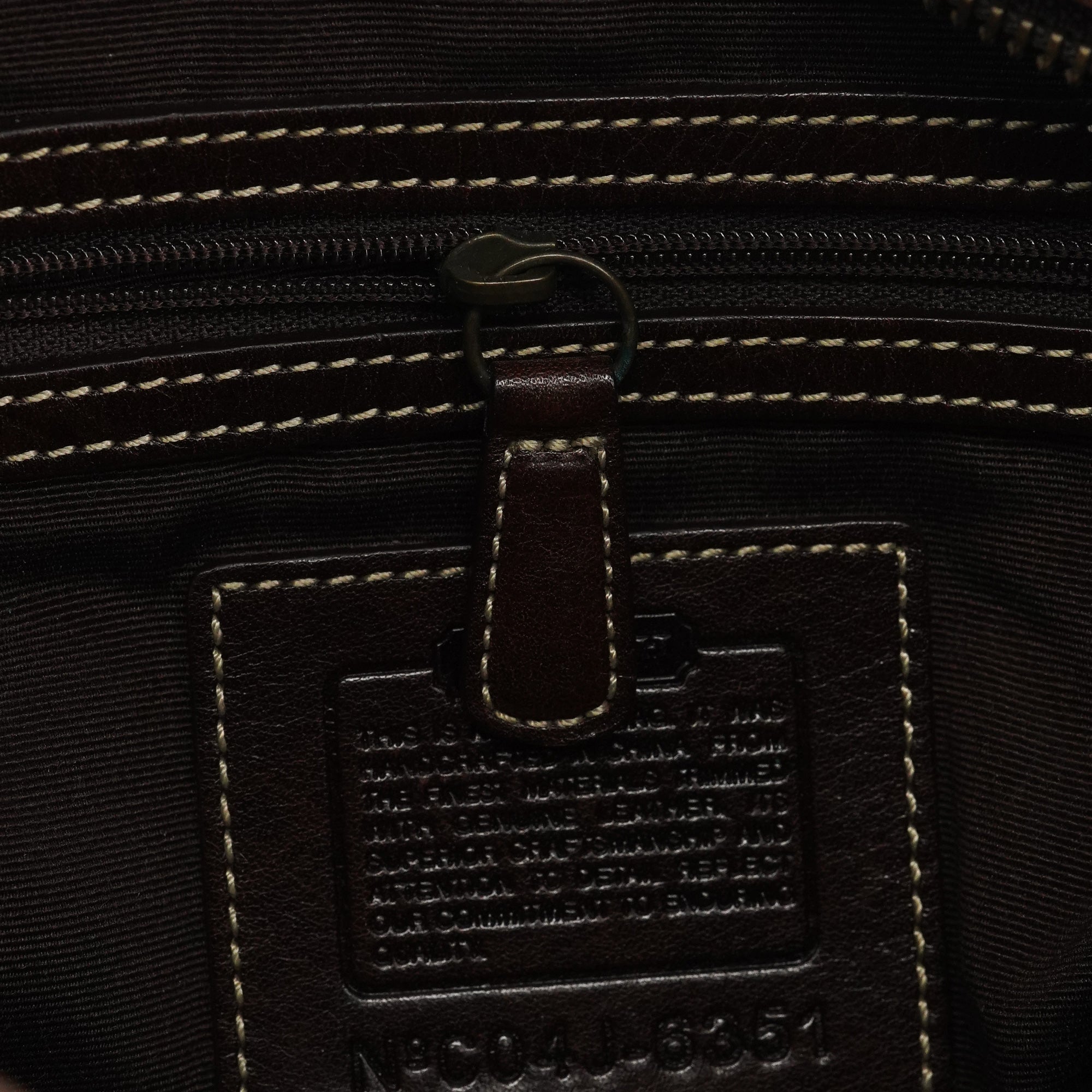 6351 Beige Brown Suede Soho Shoulder Bag