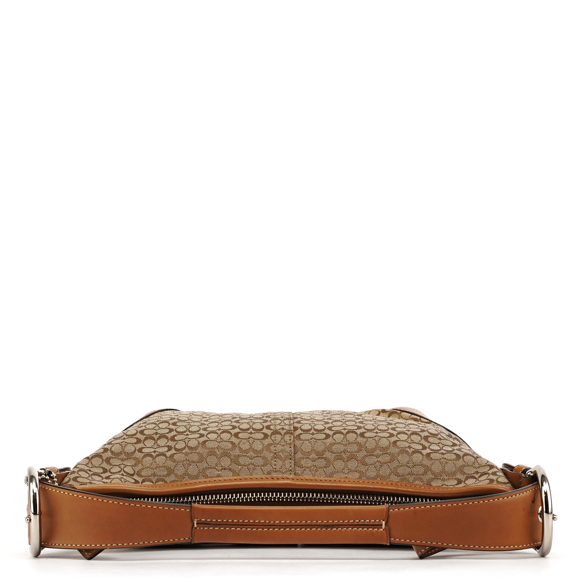 6351 Beige Light Brown Leather Soho Shoulder Bag