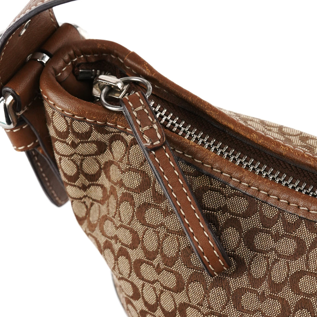 6351 Beige Signature Soho Shoulder Bag