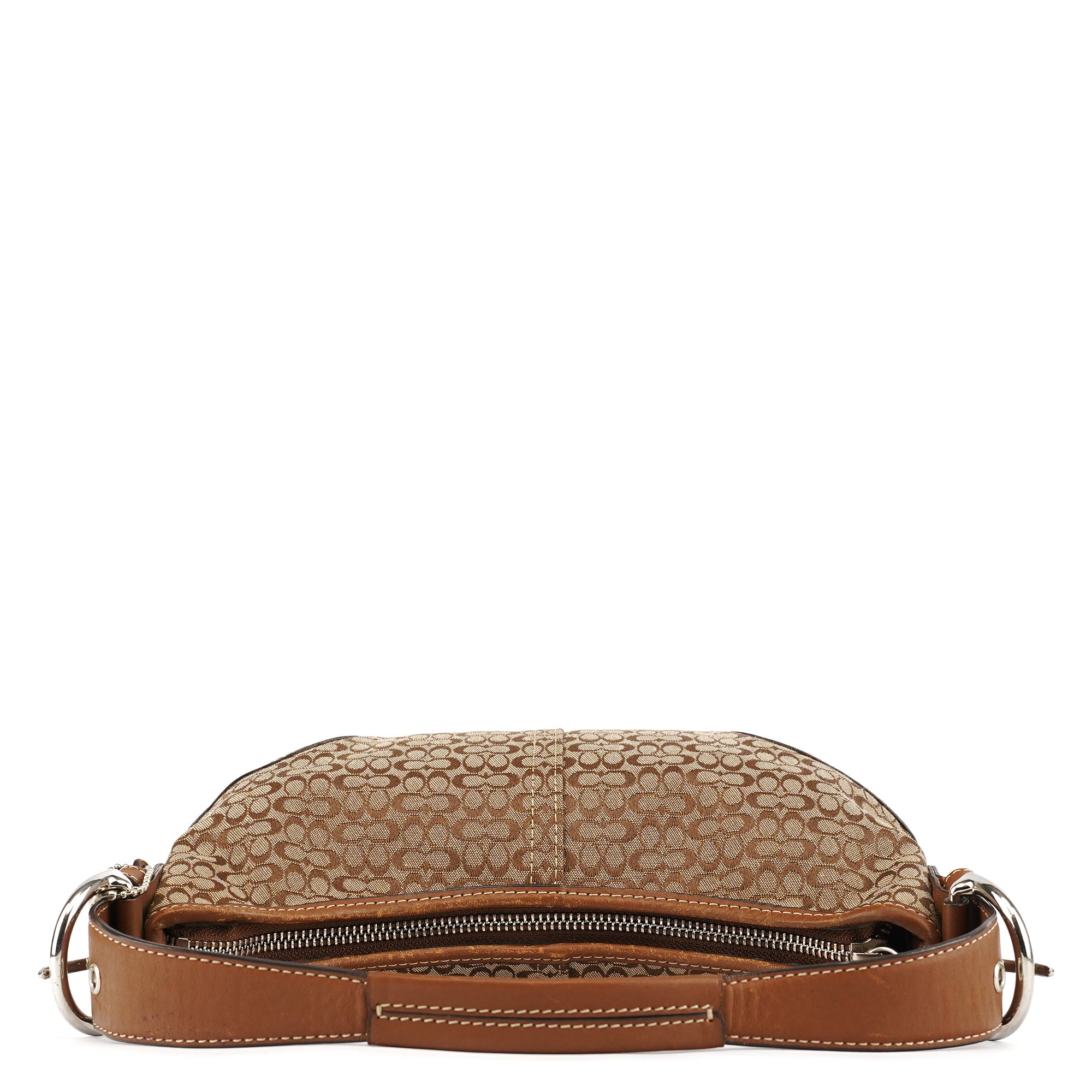6351 Beige Signature Soho Shoulder Bag